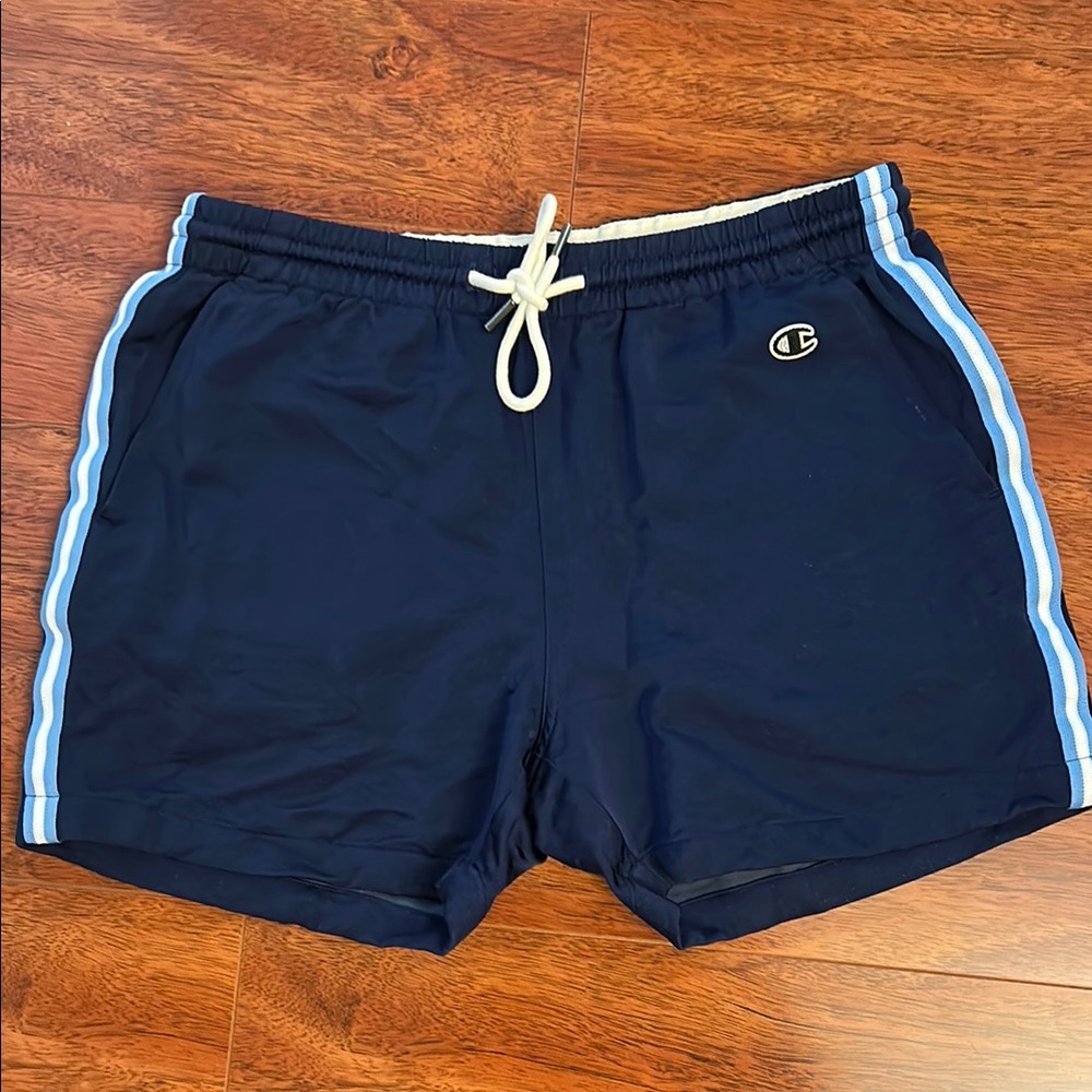 Todd Snyder X Champion Navy Blue Athletic Shorts